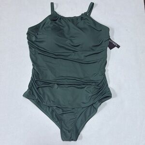 Jantzen Goddess Green One-Piece Swimsuit